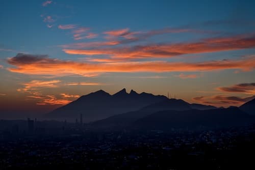 Sunset in Monterrey