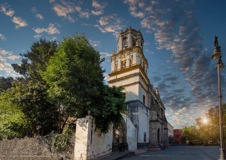Iglesia en Coyoacán, México