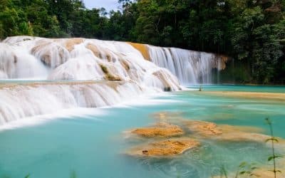 Agua Azul Waterfalls in Chiapas, Mexico