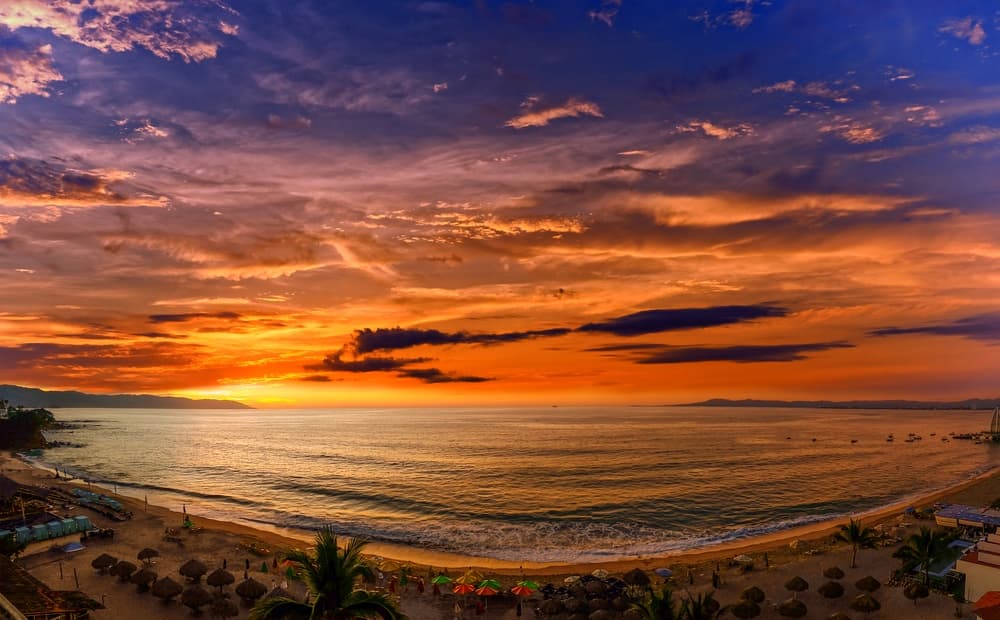 Fisheye at Los Muertos Beach