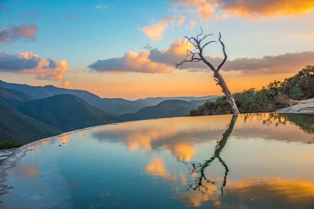 Vistas Hierve Aua in Oaxaca