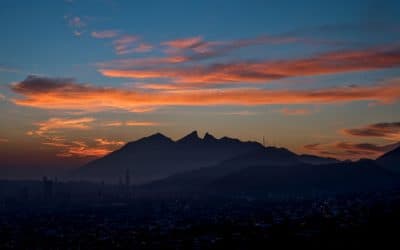 Sunset in Monterrey