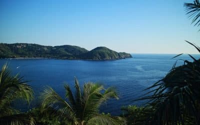 Incredible beach views in Zihuatanejo