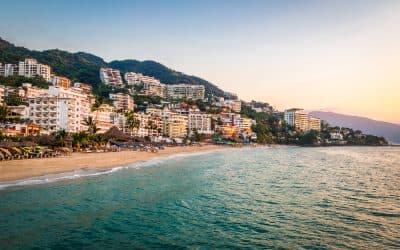 Beach in Puerto Vallarta state of Jalisco