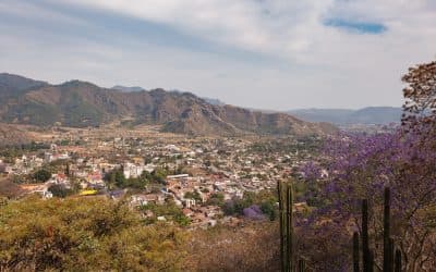Panoramic view of Malinalco