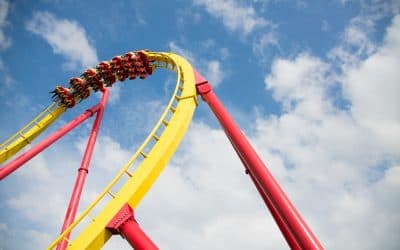 Six Flags Roller Coaster