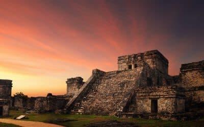 Sunset Tulum Ruins