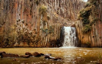 Panoramic view of Basaltic Prisms Hidalgo