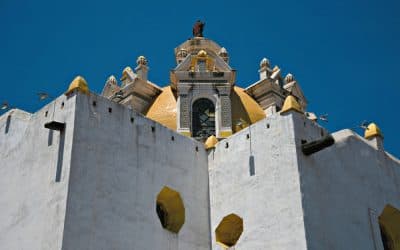 Panoramic view of Chignahuapan church