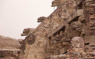 Remains of Tenochtitlan city