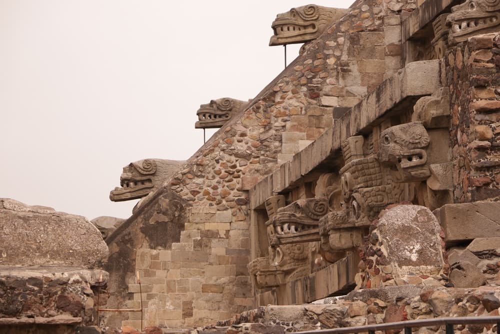 Remains of Tenochtitlan city