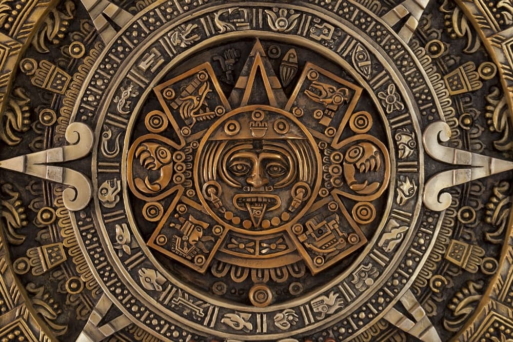 Mural of the Aztec people