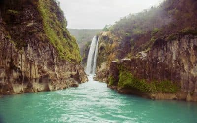 Tampaón river and tamul waterfall
