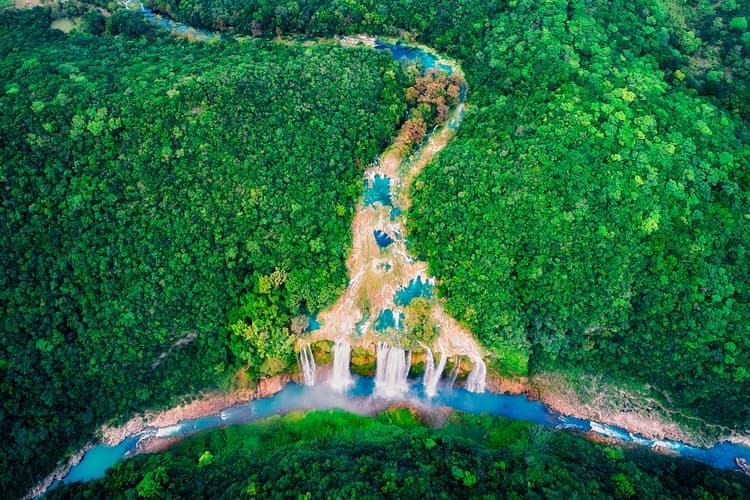 Panorámica naturaleza de México
