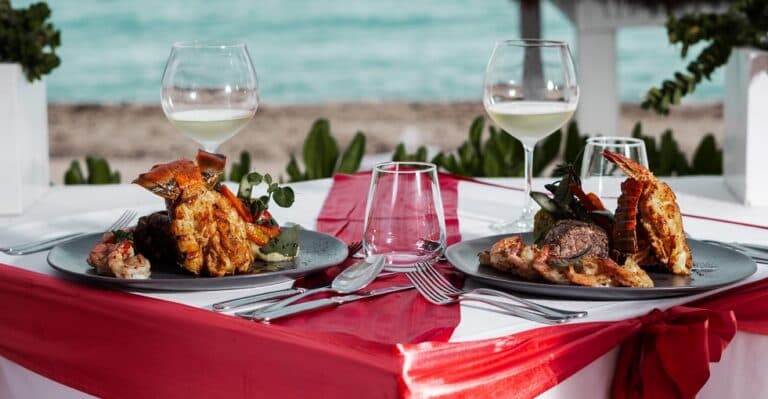 Jantar romântico em Cancún ou Tulum