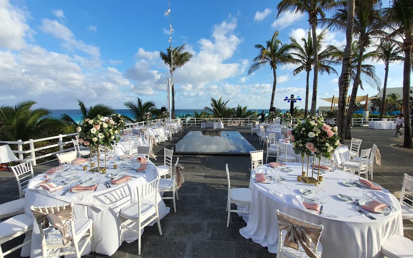 Wedding reception at Oasis